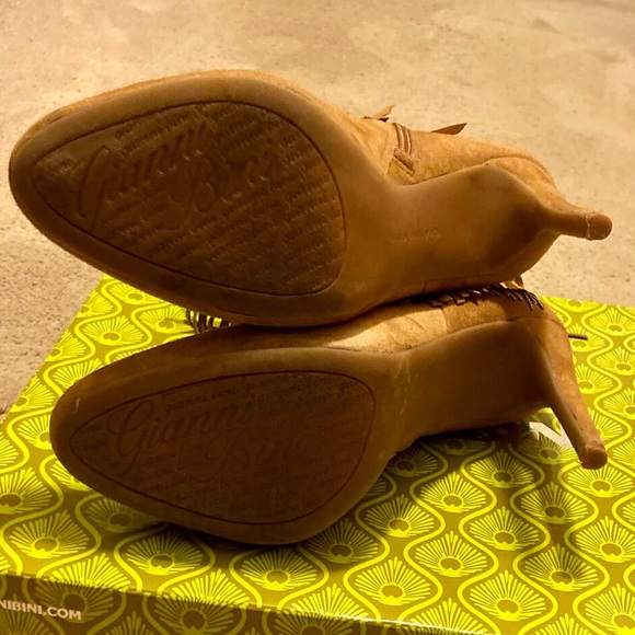 GIANNI BINNI Keyara Suede Stiletto Heel Booties - Picture 4 of 9